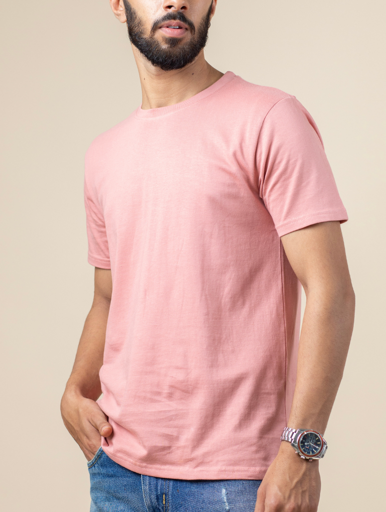 Pink salmon t-shirt that will near go out of fashion